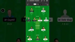 lah vs que dream11 team #mega contact #subscribe