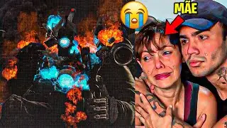 minha mãe reagindo ao dia mais triste da minha vida... (skibidi toilet episódio 74 react)