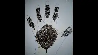 Simple Mehndi Design/Bunch style By Yousra