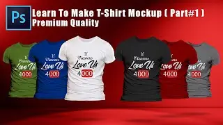 How to make a t-shirt mockup premium quality (Part 1)