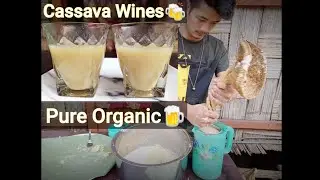 How A Cassava Wines Is Made In Traditional Way || #LulluDaiVlogs🍺🍻🥃