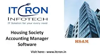 Housing Society Accounting Manager Software | ITCRON INFOTECH