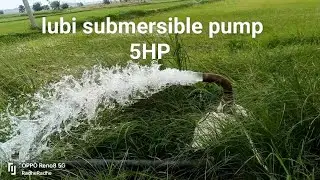 Lubi company submersible pump 5HP three face 60 feat mein nice water 🌊💦