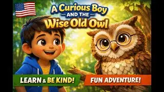 Curious Boy and the Wise Old Owl #KidsAnimation #MoralStoryForKids #3DAnimatedStory #familyfriendly