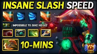 INSANE SLASH SPEED Carry Juggernaut With 10-Mins Battle Fury item | Even Nature Prophet Can't Escape