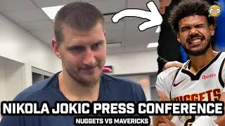 Nikola Jokic on Cooper Flagg's 33-9-9, Cam Johnson's Injury & More After Nuggets LOSS in Dallas