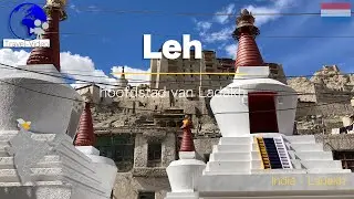 Leh, de hoofdstad van Ladakh &bull; India