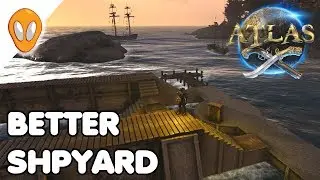Building The Docks | ATLAS Let's Play Ep 12