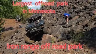 Iron range offroad park, largest offroad park in Minnesota 