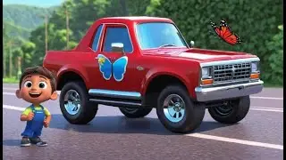 Timmy Truck Crosses the Bridge | Fun Truck Song for Kids | Nursery Rhymes in English