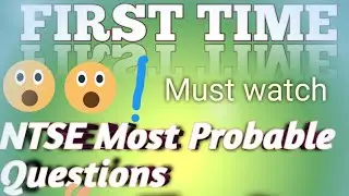 Part  2   NTSE biology most probable questions #NTSE    #NTSEGURU  vipin joshi sir   crack NTSE 👏!!