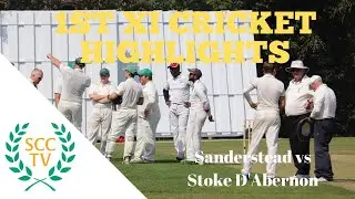 CRICKET HIGHLIGHTS - SURREY CHAMPIONSHIP PROMOTION/RELEGATION: Sanderstead 1st XI vs Stoke D'Abernon