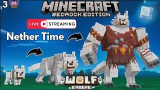 🔴 Into the Nether in Minecraft! &ndash; Wolf Evolve Livestream #3