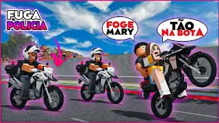 ROBLOX - FUGA DA ROCAM COM MEU AMIGO  NA GARUPA!