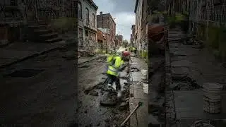 Incredible Street Transformation: From Trash to Treasure! 😱✨