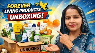 Forever living products unboxing video Alovera gel,Bright toothgel,Aloe Harbal infusion,Alofa perfum