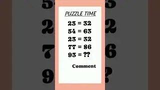 Puzzle time #maths #puzzle #short #mathpuzzle #mathsshort #viralshort #viral #learninfinity