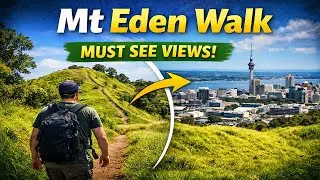 A invigorating  morning walk up Mt Eden