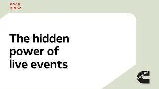 The hidden power of live events | Power Onward podcast