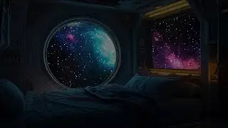 Space Room |  Immersive Galaxy Visuals | Cosmic Imagery for Stress Reduction