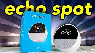 Is This My New FAVORITE Smart Clock? ⏰ | Amazon Echo Spot UNBOXING!