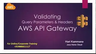 AWS API Gateway - Validating Query String Parameters and Headers