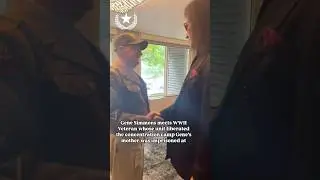 Gene Simmons Meets WWII Veteran Whose Unit Saved His Mother