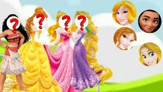 Wrong head  Puzzle || Find the right face for Pretty Princess #disney