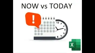 054. NOW vs TODAY formulas - Difference and purpose ! in a few minutes! | EXCEL