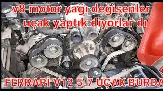 FERRARi 612 scaglietti timing Belt replacment, Ferrari scaglietti triger değişimi