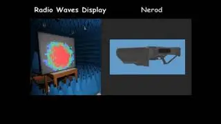 Direct visualization of the EM beam emitted by the NEROD-F5 on the RadioWavesDisplay