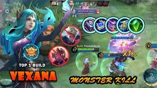 Most dizzy !! Vexana annoy this game | MONSTER KILL !! Best Build 2024 | Mobile Legend