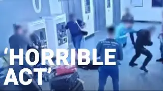 Manchester Airport: New video emerges showing 'disgraceful assault' on police