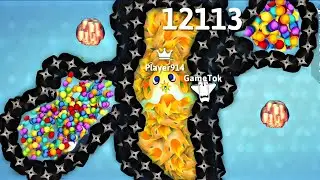 Snake.io 🐍 Kuruma Vs Sunshine Vs Rainbow Epic SnakeIo Gameplay