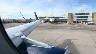 Full Morning Startup, Taxi and Takeoff from Denver on a Delta Air Lines Airbus A321