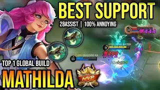 MATHILDA BEST BUILD 2023 | BUILD TOP 1 GLOBAL MATHILDA GAMEPLAY | MOBILE LEGENDS✓
