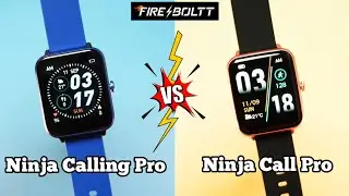 Fire Boltt Ninja Calling Pro VS Ninja Call Pro - Detailed Comparison Best Smartwatch Under 2000?