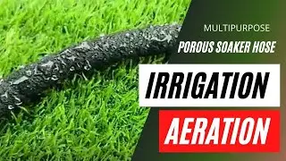 Multipurpose Porous Drip Irrigation Soaker Hose for Plants: or Air Hose for Koi Ponds and Fish Tanks