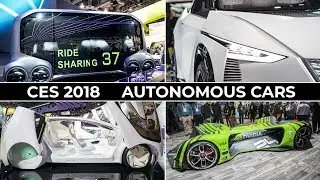 CES 2018 - Autonomous Cars at the Consumer Electronics Show