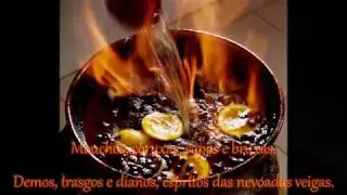 CONXURO A QUEIMADA  en Gallego y en Castellano con letra