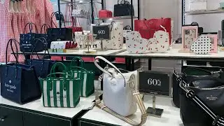 KATE SPADE OUTLET~BAG~WALLET~CLOTHE~JEWELRY~SALE UP TO 70%OFF~SHOPE WITH ME #vlog #beautiful