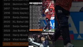 First Hundred IN IPL 🔥😱