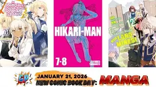 EPIC NEW MANGA RELEASES ARRIVING ON JANUARY 21, 2026.