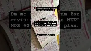 🚨 5 MAJOR Mistakes Ruining Your NEET MDS Prep! 🚨