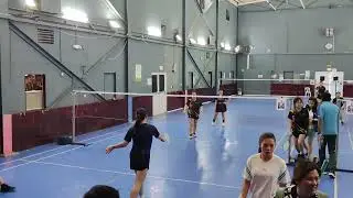 16 Jan 2026 | Gina-Mhavz vs. Yanyan-Rica | #Queuing #QPALS #Badminton #DohaQatar 