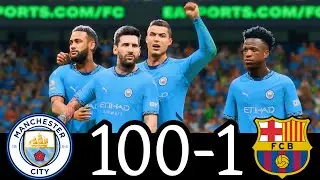 FC 24 -MESSI RONALDO NEYMAR & MBAPPE | ALL STARS |  AL NASSR 100-0 MANCHESTER UNITED