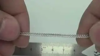 1.0mm Rounded Venetian Box-Chain by Foot