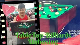 TableTop Billiards UnBoxing
