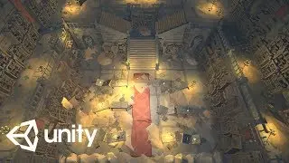 [Unity] Low poly level &laquo;Dungeon: library&raquo; 004