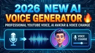 New AI Voice Generator 2026 🔥 Make Professional YouTube Voice, AI Avatar & Voice Change